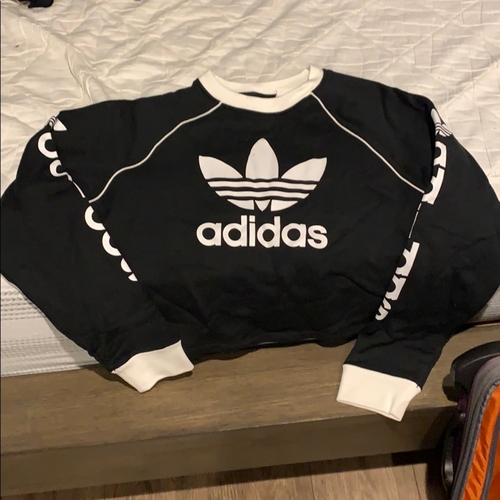 Adidas cropped long sleeve! Never worn!
